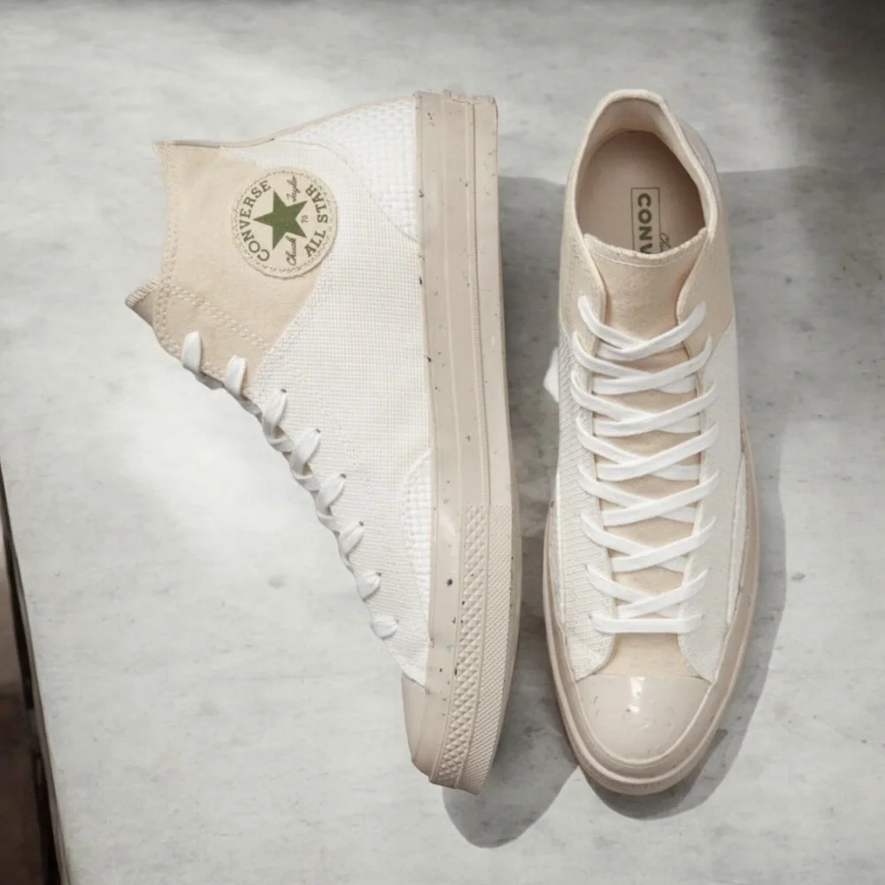 Converse Unisex Natural Chuck 70 Ideal Craft Hi-Top Sneakers Men’’s Size 9 - Picture 3 of 17